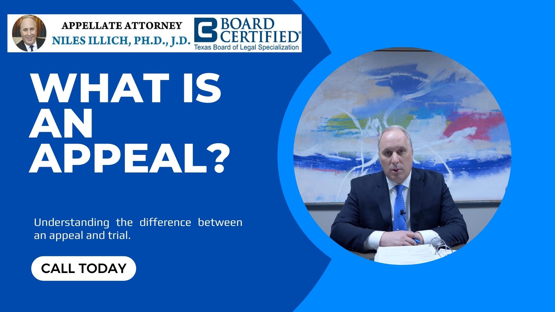 What is an appeal?